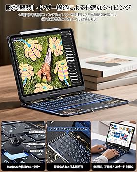 Amazon.co.jp: iPad キーボードケース マジックキーボード iPad